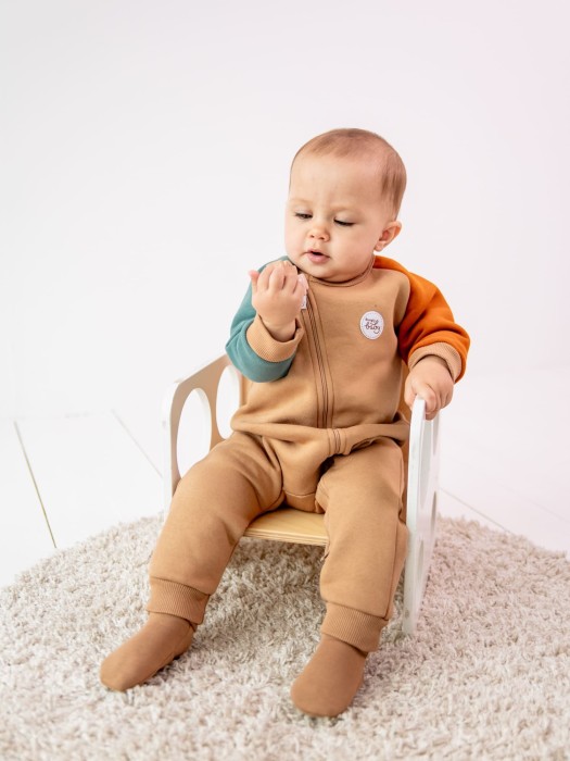 носочки из футера "песок" 0+ по цене 499 руб вид справа