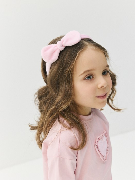 ободок из велюра "розовый" 0+ фотография