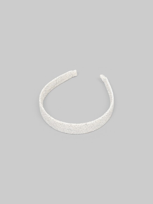 ободок "ванильный лед" от бренда bungly вид слева