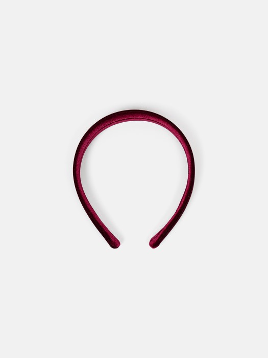 ободок "вишневый джем" от бренда bungly вид слева