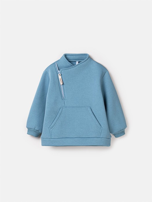 олимпийка "деним" утепленная от бренда bungly вид слева