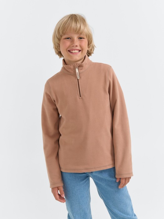 олимпийка флисовая "беж" 7+ по цене 1199 руб вид справа