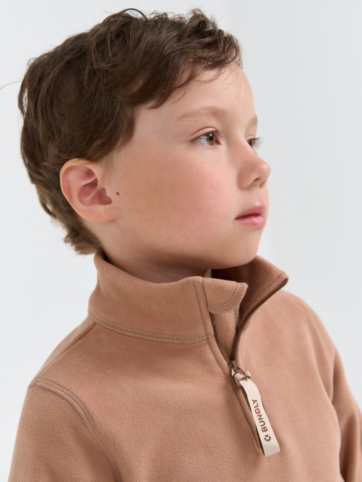 олимпийка флисовая "беж" из россии вид сбоку