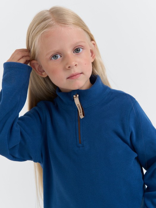 олимпийка флисовая "деним" из россии вид сбоку