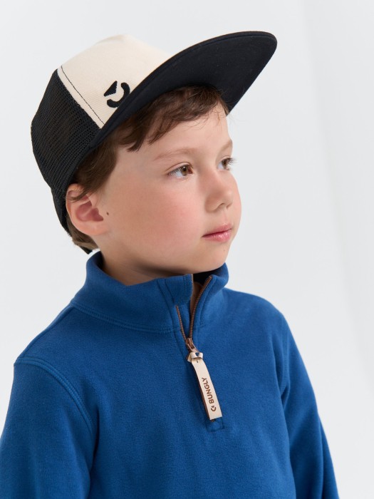 олимпийка флисовая "деним" из денима спереди