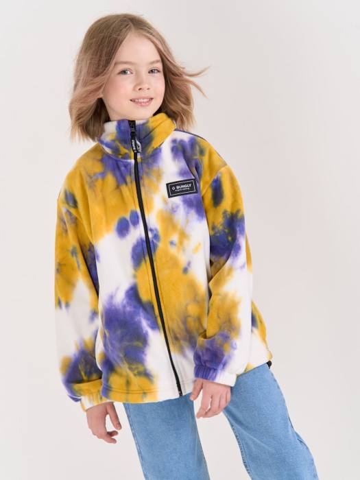 олимпийка флисовая "галактика" подростковая из флиса спереди