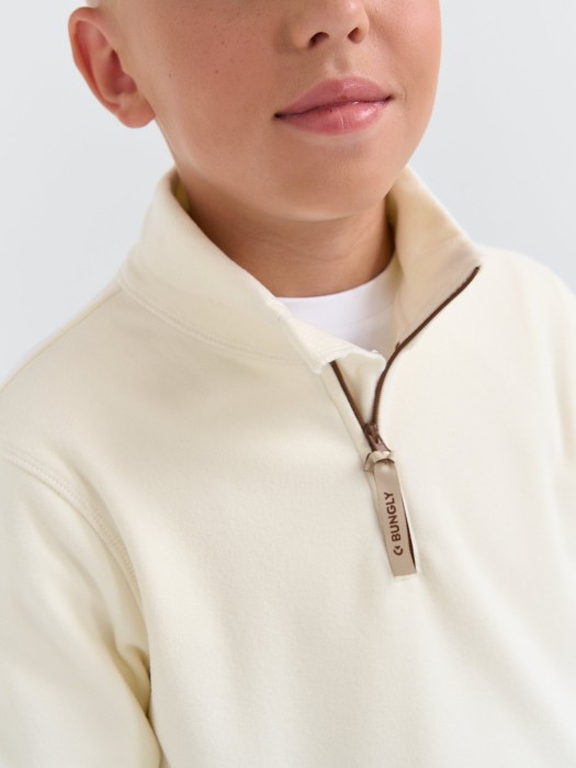 олимпийка флисовая "молоко" 7+ из флиса спереди