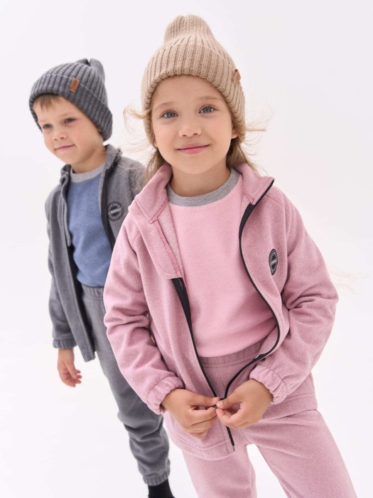 олимпийка флисовая на молнии "кварц" по цене 1399 руб вид справа