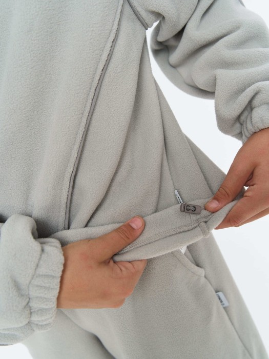 олимпийка флисовая "пепел" 7+ по цене 2559 руб вид справа