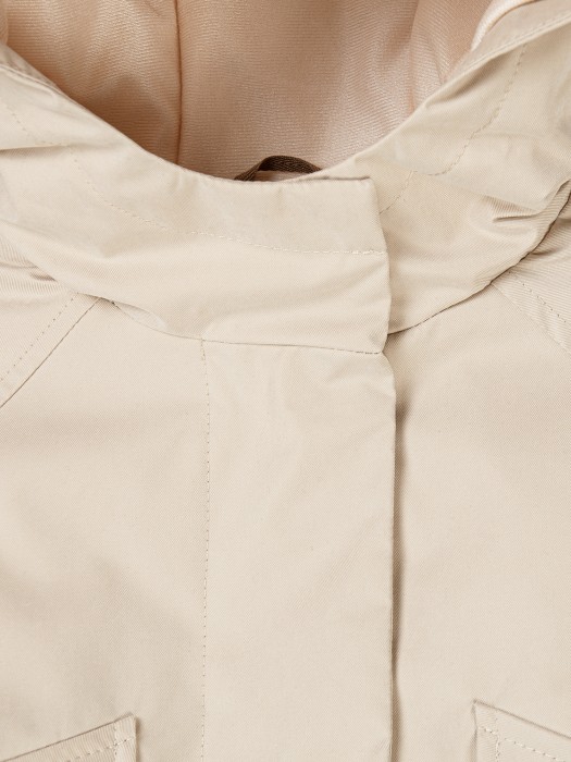 парка демисезонная "беж" 7+ по цене 7999 руб вид справа