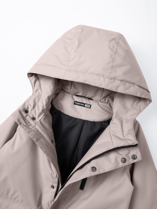 парка демисезонная "беж" по цене 4379 руб вид справа