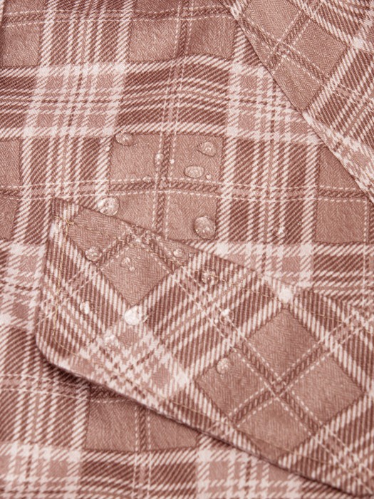 парка демисезонная "клетка" 7+ по цене 7999 руб вид справа