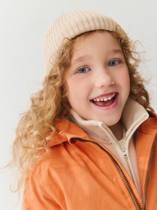 парка демисезонная "мандарин" из россии вид сбоку