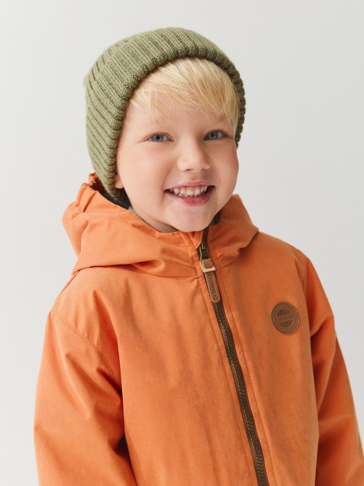 парка демисезонная "мандарин" от 1 до 3 лет с изнаночной стороны
