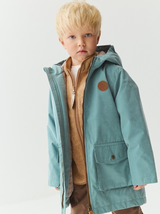 парка демисезонная "море" из россии вид сбоку