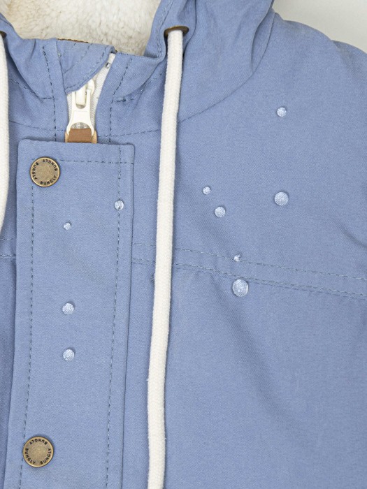 парка демисезонная на меху "светлый джинс" по цене 4409 руб вид справа