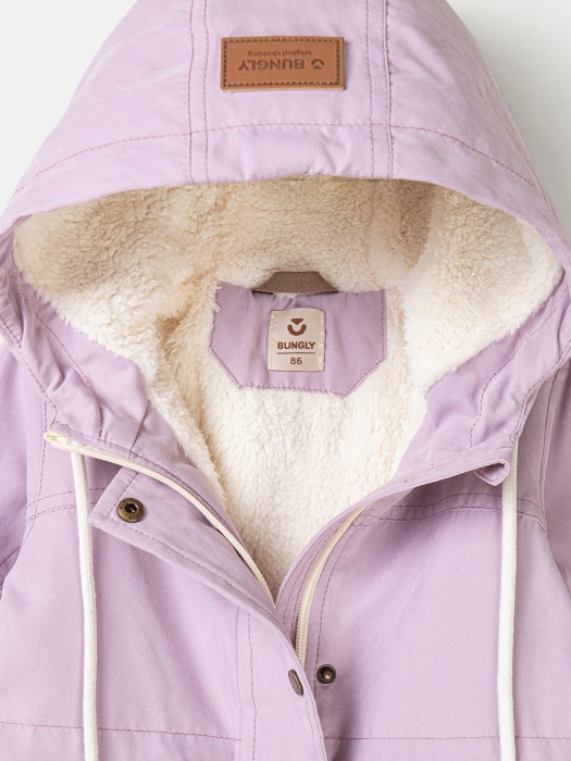 парка демисезонная на меху "вереск" по цене 6799 руб вид справа