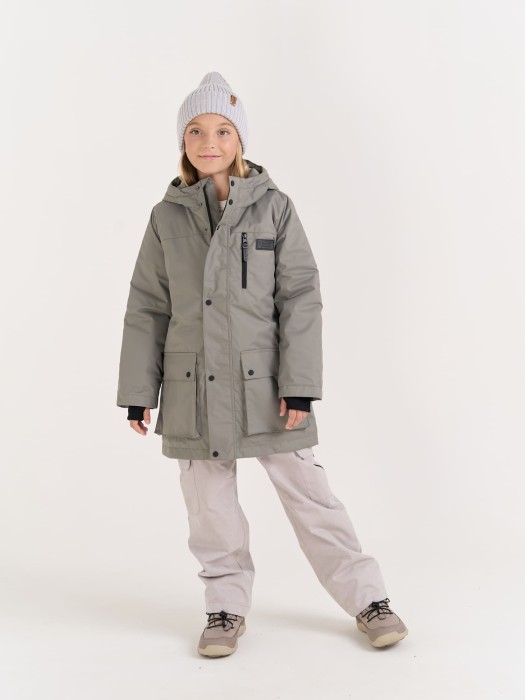 парка демисезонная "олива" 7+ по цене 7999 руб вид справа