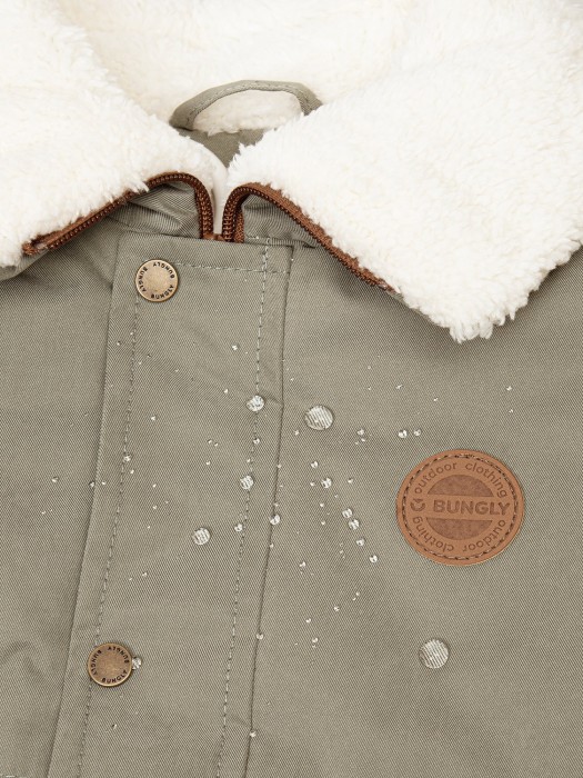 парка демисезонная с меховым воротником "ельник" по цене 6299 руб вид справа