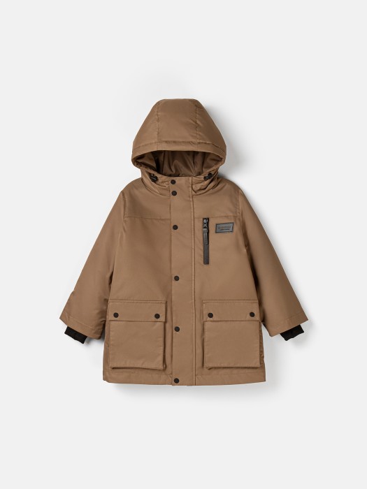 парка демисезонная "шоколад" фотография