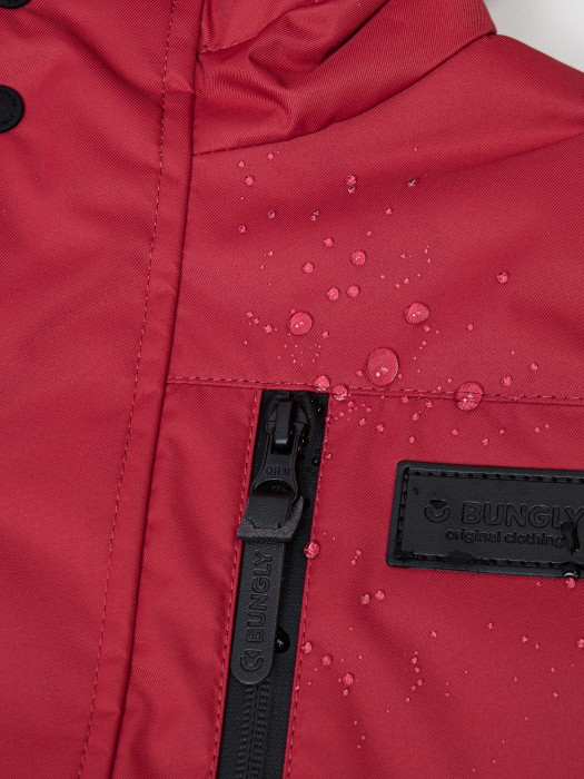 парка демисезонная "томат" из россии вид сбоку