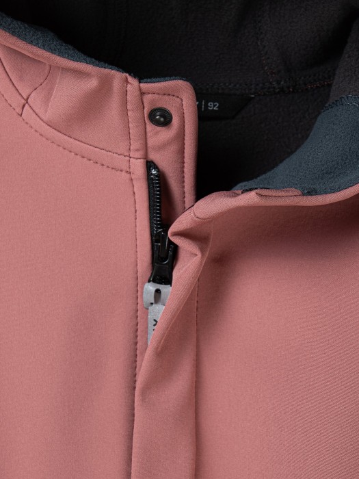 парка softshell демисезонная "пепельная роза" из россии вид сбоку