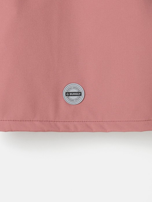 парка softshell демисезонная "пепельная роза" от 1 до 3 лет с изнаночной стороны