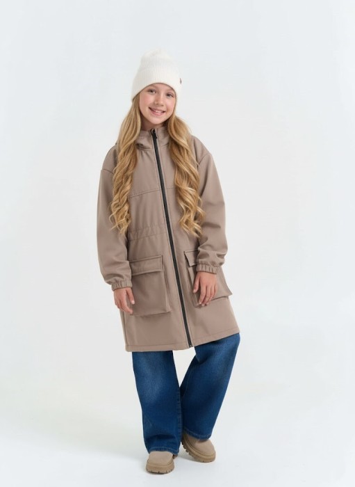 парка softshell "кокос" удлиненная 7+ по цене 4549 руб вид справа