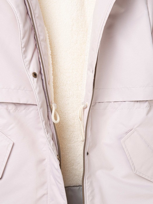 парка зимняя на меху "камелия" 7+ из россии вид сбоку