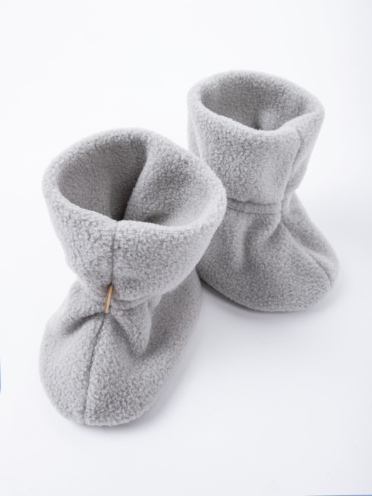 пинетки флисовые "жемчуг" 0+ фотография