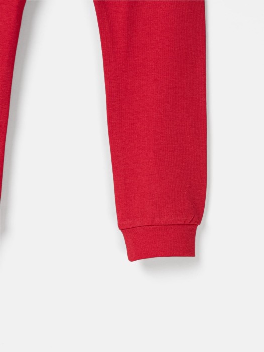 пижама "один дома" универсального стиля с лицевой стороны