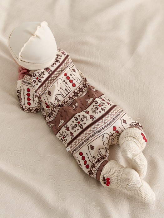 пижама-слип "лесные сказки" 0+ по цене 1799 руб вид справа