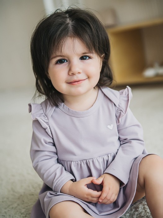 платье-боди "вереск" с вышивкой 0+ из россии вид сбоку