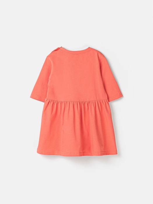 платье "коралл" из россии вид сбоку