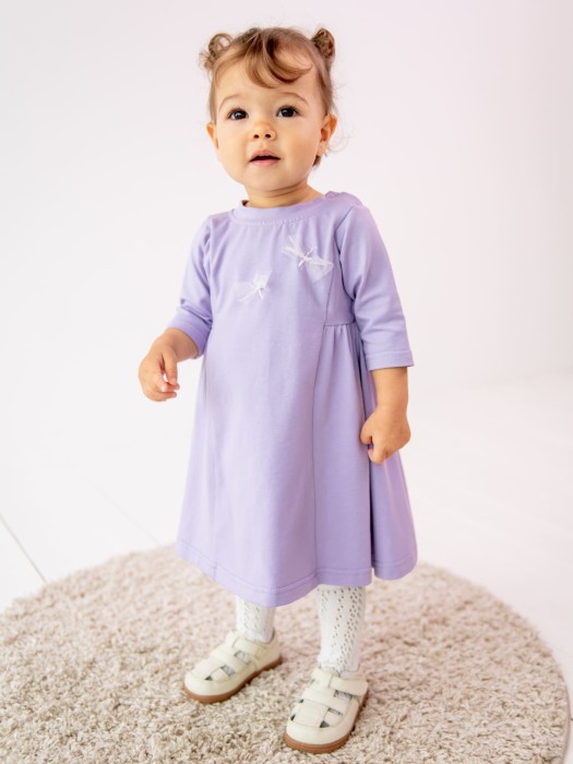 платье "лаванда" от бренда bungly вид слева