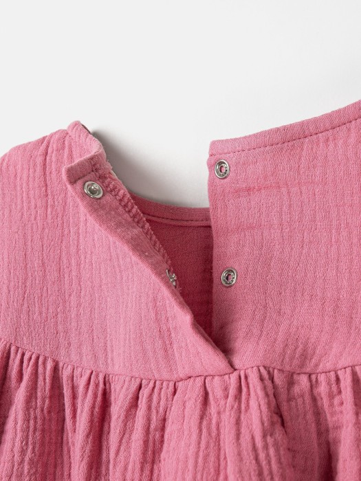 платье муслиновое "брусника" из россии вид сбоку