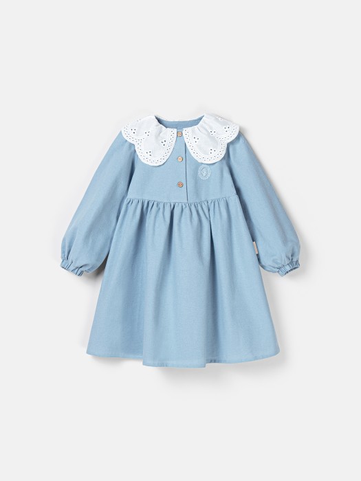 платье с ажурным воротником "звездочка" от бренда bungly вид слева