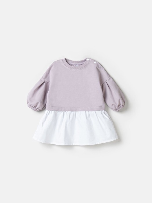 платье с хлопковой юбкой "вереск" 0+ фотография