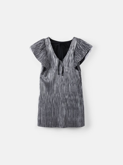 платье с крылышками "металлик" по цене 1679 руб вид справа