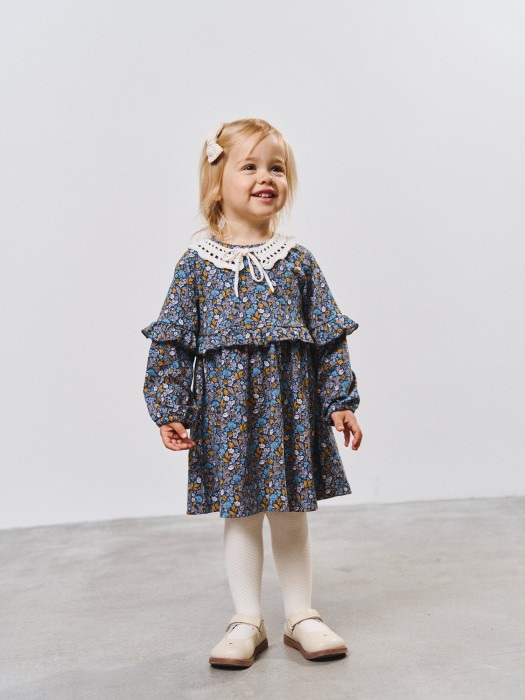 платье с рюшами "ночной сад" 0+ фотография