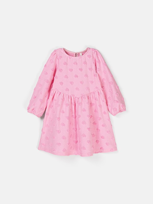 платье с сердечками "нежная роза" фотография