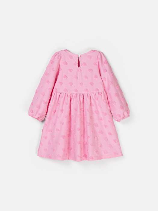 платье с сердечками "нежная роза" из россии вид сбоку