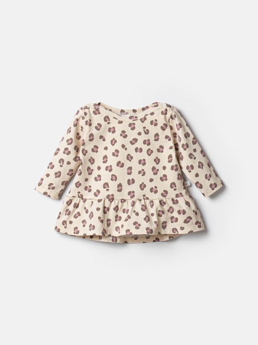 платье-туника "бежевый леопард" 0+ фотография