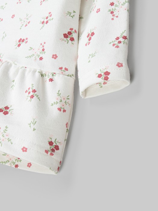 платье туника с рюшей "цветы" 0+ по цене 1699 руб вид справа