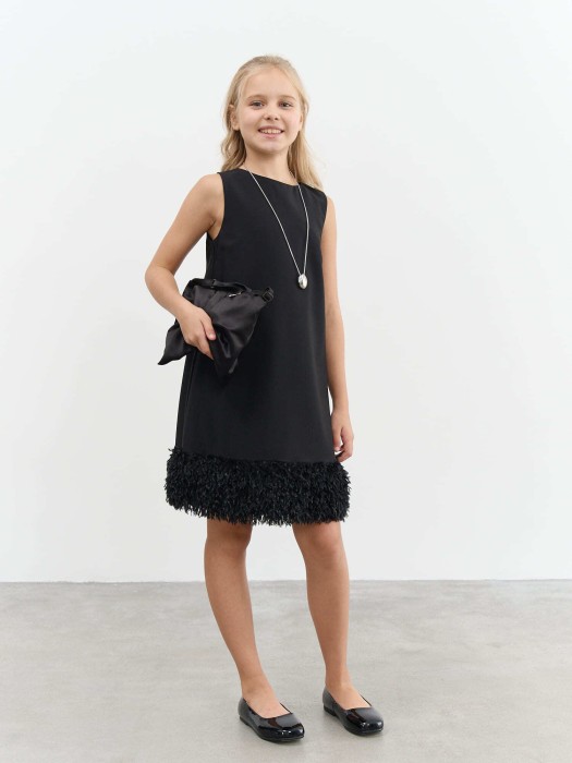 платье "уголь" 7+ из россии вид сбоку