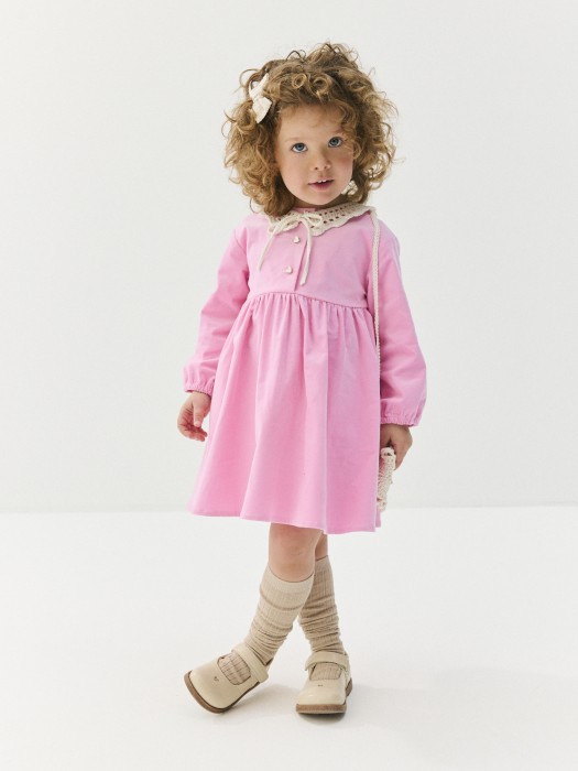 платье вельветовое "сахарная роза" 0+ фотография