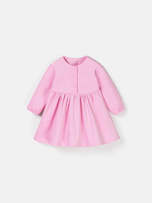 платье вельветовое "сахарная роза" 0+ от бренда bungly вид слева