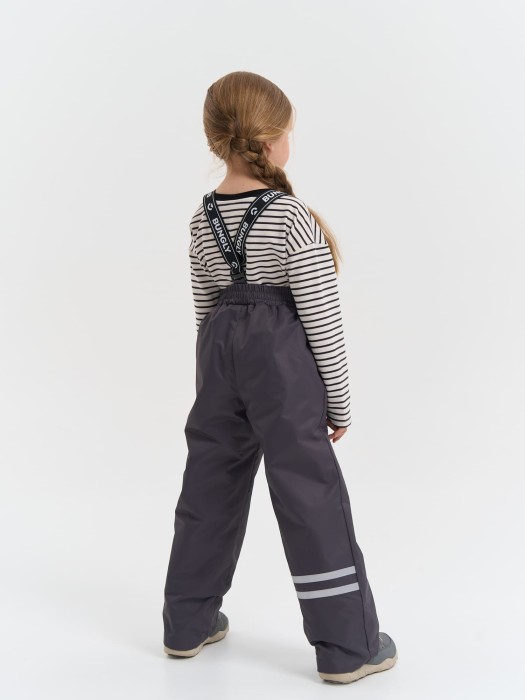 полукомбинезон демисезонный "графит" из проверенных материалов спереди