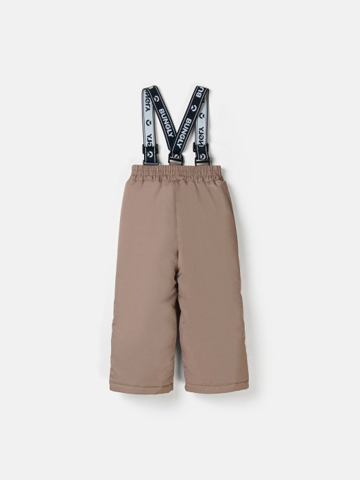 полукомбинезон демисезонный "кокос" от бренда bungly вид слева