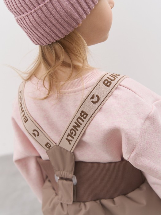 полукомбинезон демисезонный мембранный "латте" 0+ из проверенных материалов спереди